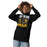Woman wearing Klein Oak High School Panthers Premium Black Unisex Hoodie 233