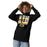 Woman wearing Klein Oak High School Panthers Premium Black Unisex Hoodie 238