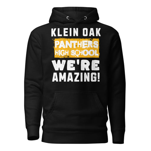 Klein Oak High School Panthers Premium Black Unisex Hoodie 231