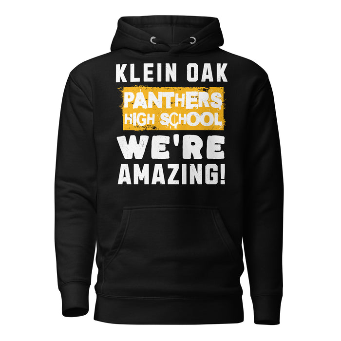 Klein Oak High School Panthers Premium Black Unisex Hoodie 231