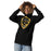 Woman wearing Klein Oak High School Panthers Premium Black Unisex Hoodie 225
