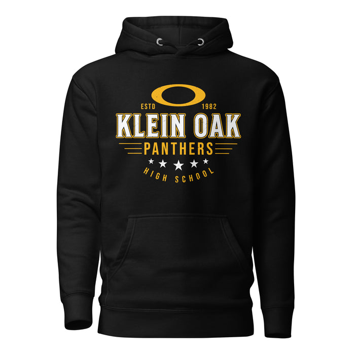 Klein Oak High School Panthers Premium Black Unisex Hoodie 217