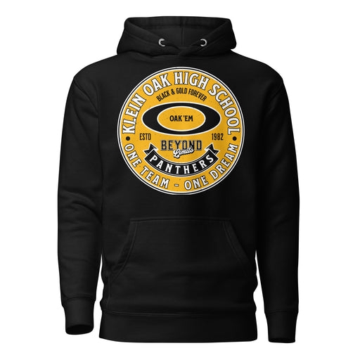 Klein Oak High School Panthers Premium Black Unisex Hoodie 215