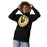 Woman wearing Klein Oak High School Panthers Premium Black Unisex Hoodie 216