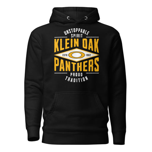 Klein Oak High School Panthers Premium Black Unisex Hoodie 210