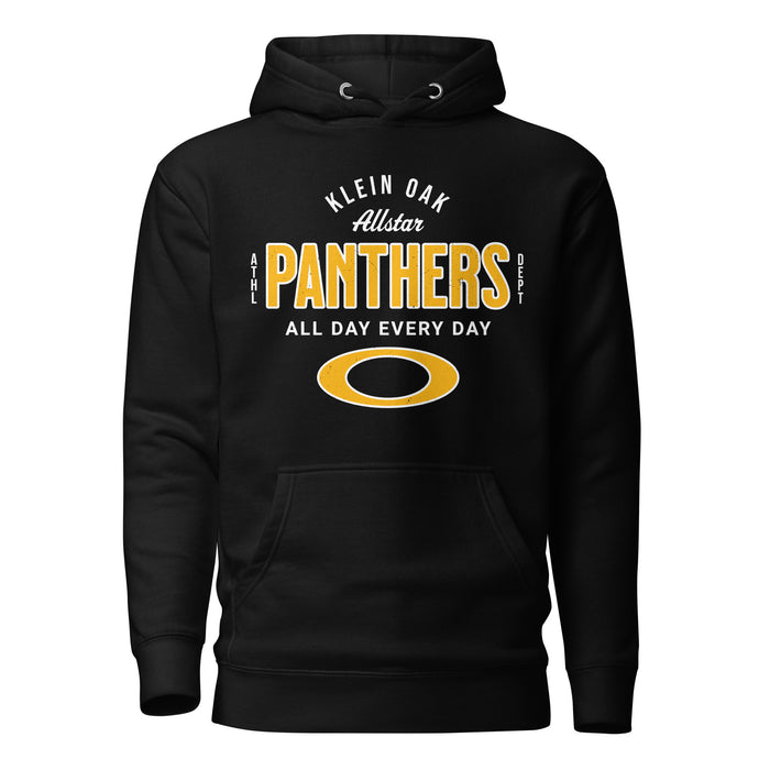 Klein Oak High School Panthers Premium Black Unisex Hoodie 040