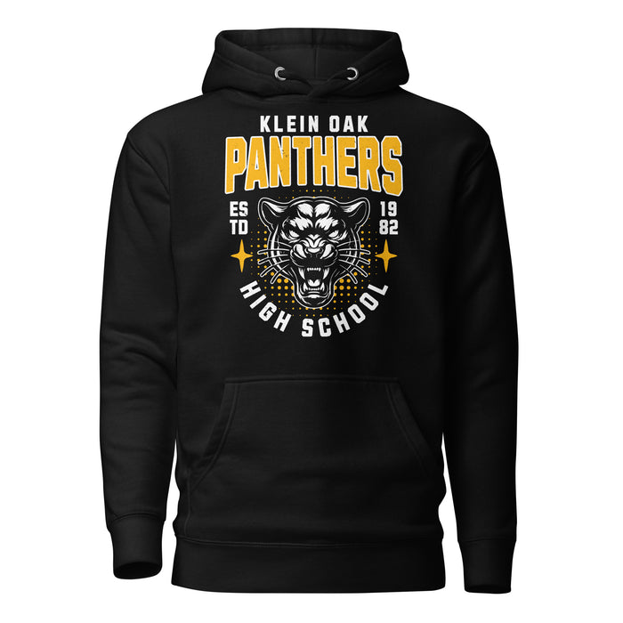 Klein Oak High School Panthers Premium Black Unisex Hoodie 204
