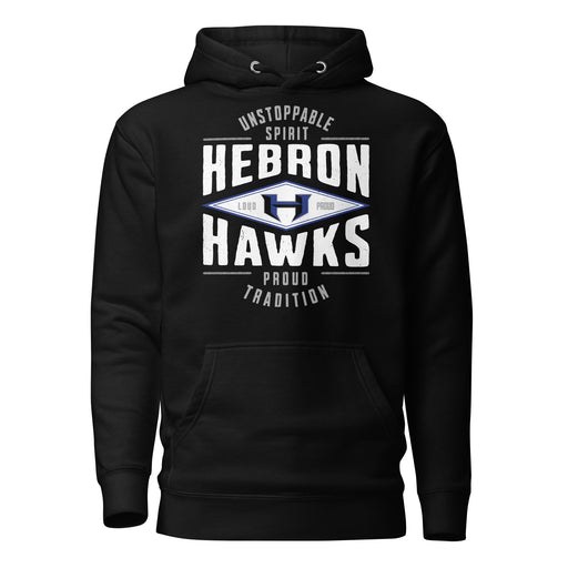 Hebron High School Hawks Black Premium Unisex Hoodie 210