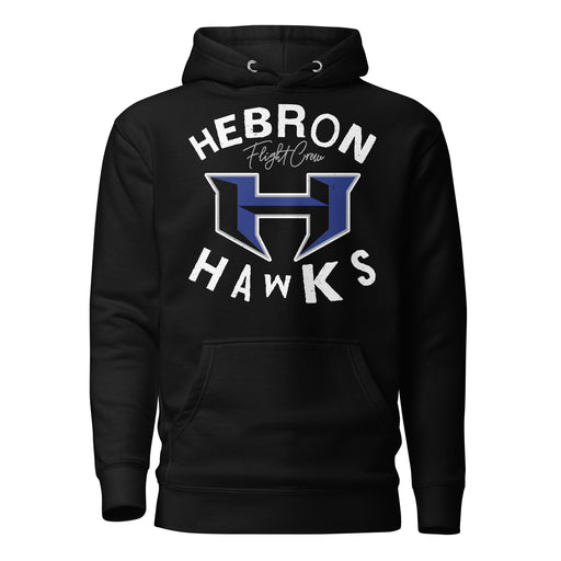 Hebron High School Hawks Black Premium Unisex Hoodie 228