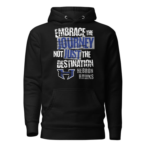 Hebron High School Hawks Black Premium Unisex Hoodie 232