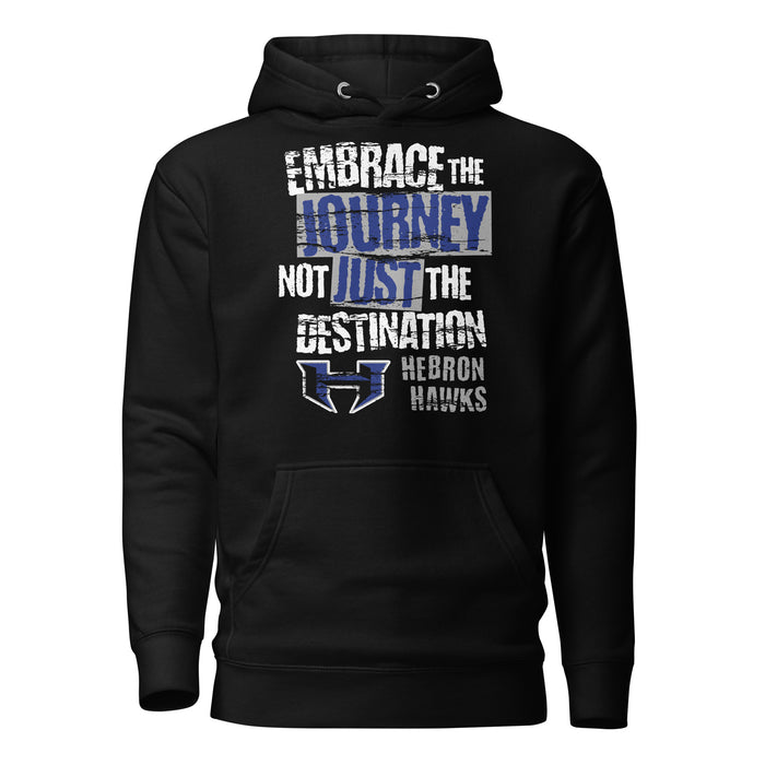 Hebron High School Hawks Black Premium Unisex Hoodie 232