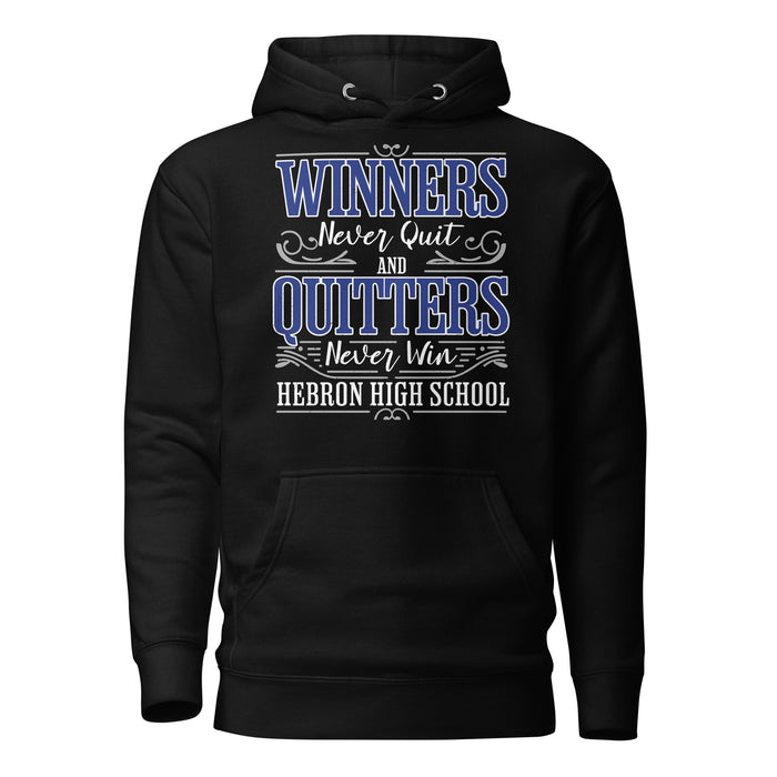 Hebron High School Hawks Black Premium Unisex Hoodie 237