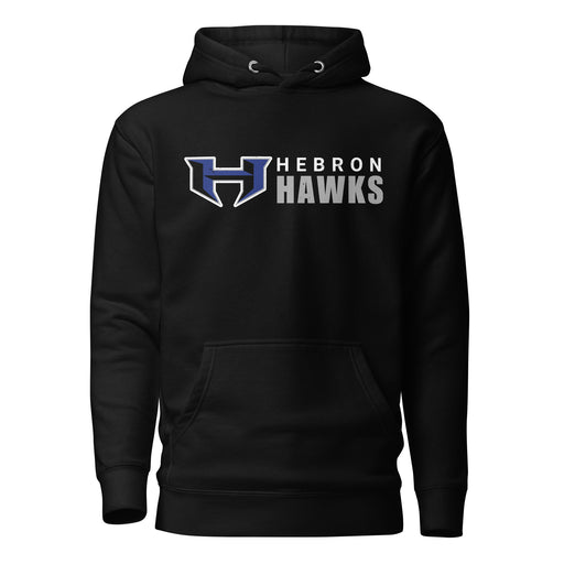 Hebron High School Hawks Black Premium Unisex Hoodie 200