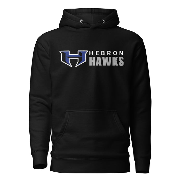 Hebron High School Hawks Black Premium Unisex Hoodie 200