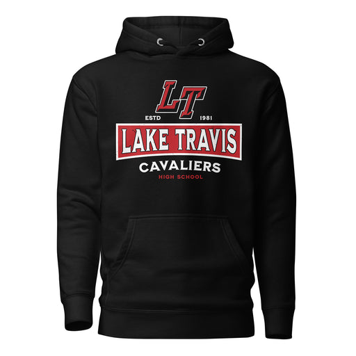 Lake Travis High School Cavaliers Black Premium Unisex Hoodie 202