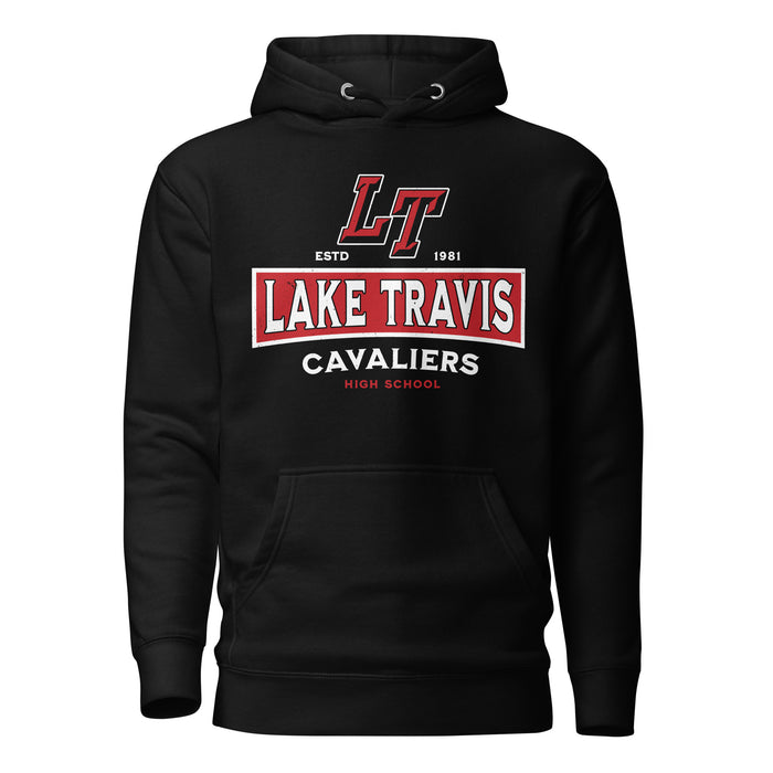 Lake Travis High School Cavaliers Black Premium Unisex Hoodie 202
