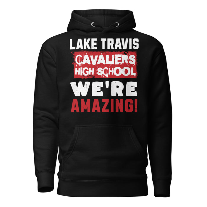 Lake Travis High School Cavaliers Black Premium Unisex Hoodie 231