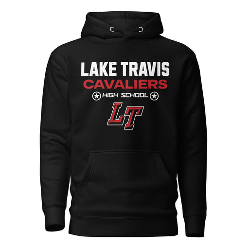 Lake Travis High School Cavaliers Black Premium Unisex Hoodie 003