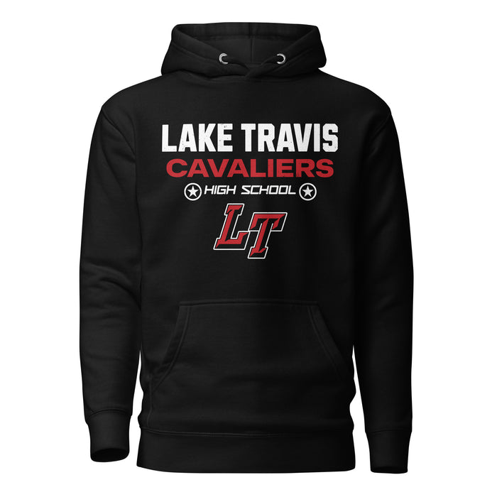 Lake Travis High School Cavaliers Black Premium Unisex Hoodie 003