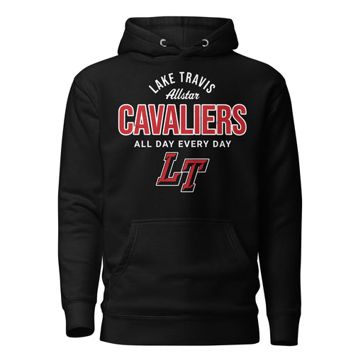 Lake Travis High School Cavaliers Black Premium Unisex Hoodie 040