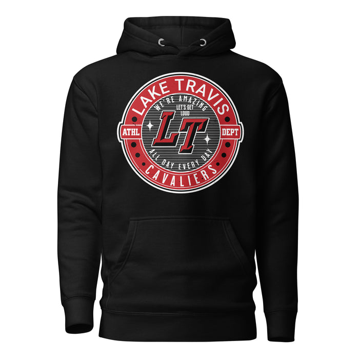Lake Travis High School Cavaliers Black Premium Unisex Hoodie 224