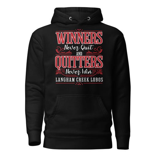 Langham Creek High School Lobos Black Premium Unisex Hoodie 237