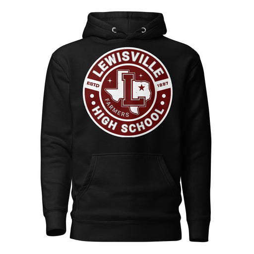 Lewisville High School Farmers Black Premium Unisex Hoodie 239