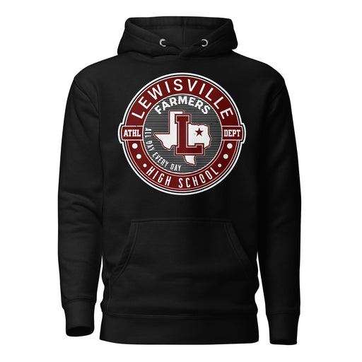 Lewisville High School Farmers Black Premium Unisex Hoodie 224