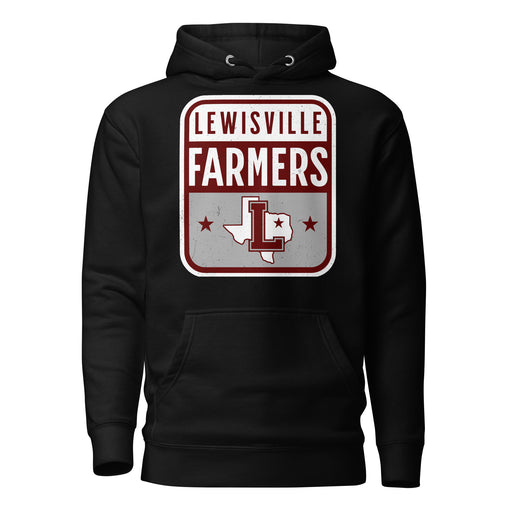 Lewisville High School Farmers Black Premium Unisex Hoodie 001