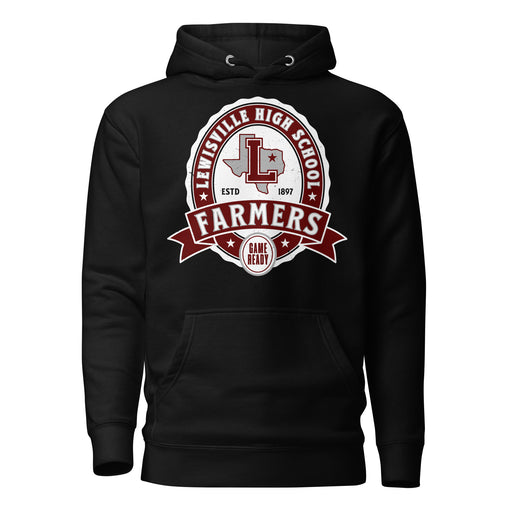 Lewisville High School Farmers Black Premium Unisex Hoodie 212