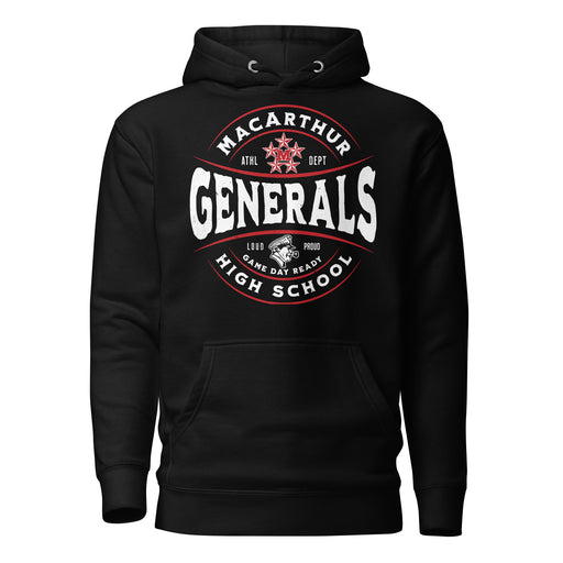 MacArthur High School Generals Black Premium Unisex Hoodie 218