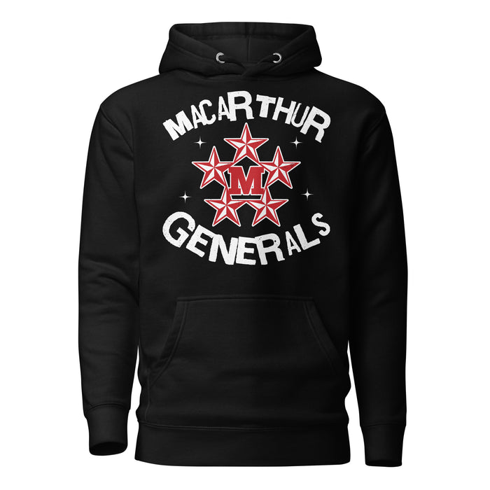 MacArthur High School Generals Black Premium Unisex Hoodie 228