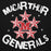 Close-up view of MacArthur High School Generals Black Premium Unisex Hoodie 228