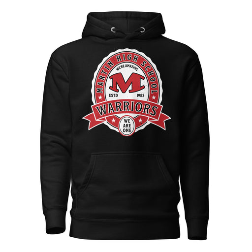 Martin High School Warriors Black Premium Unisex Hoodie 212