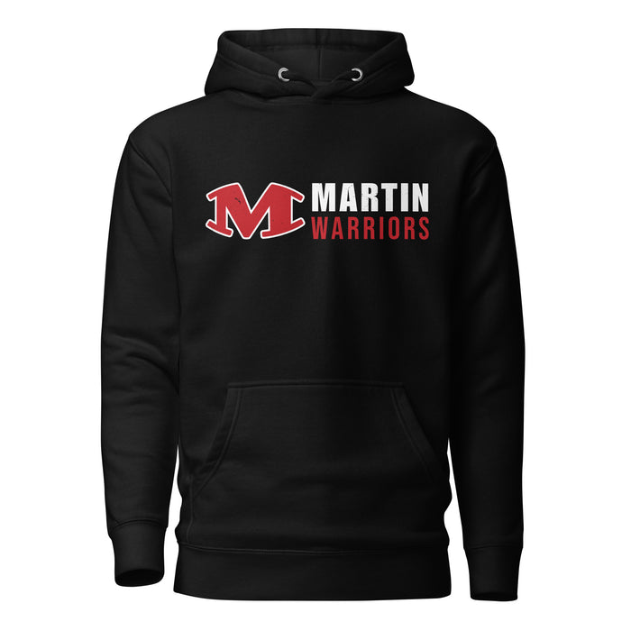 Martin High School Warriors Black Premium Unisex Hoodie 200