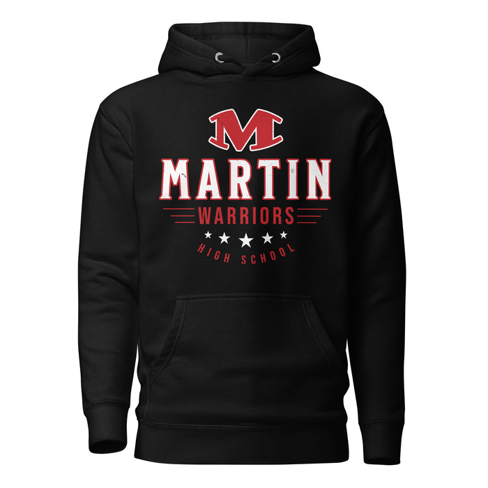 Martin High School Warriors Black Premium Unisex Hoodie 217