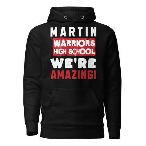 Martin High School Warriors Black Premium Unisex Hoodie 231