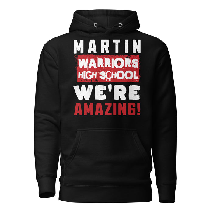 Martin High School Warriors Black Premium Unisex Hoodie 231