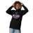 Woman wearing Morton Ranch High School Mavericks Premium Black Unisex Hoodie 202