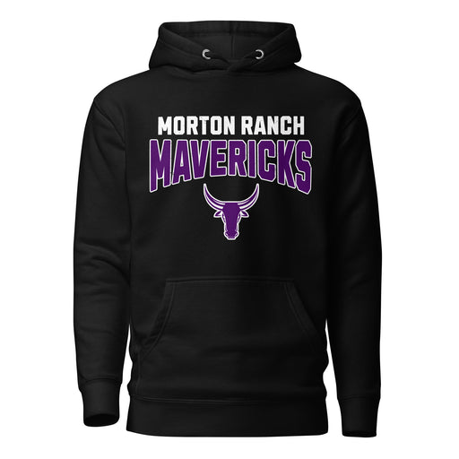 Morton Ranch High School Mavericks Premium Black Unisex Hoodie 034