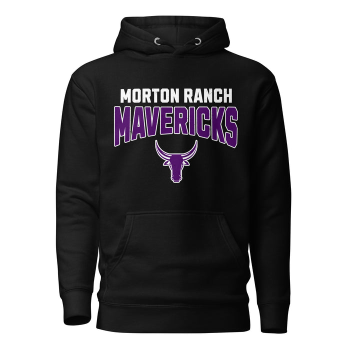 Morton Ranch High School Mavericks Premium Black Unisex Hoodie 034