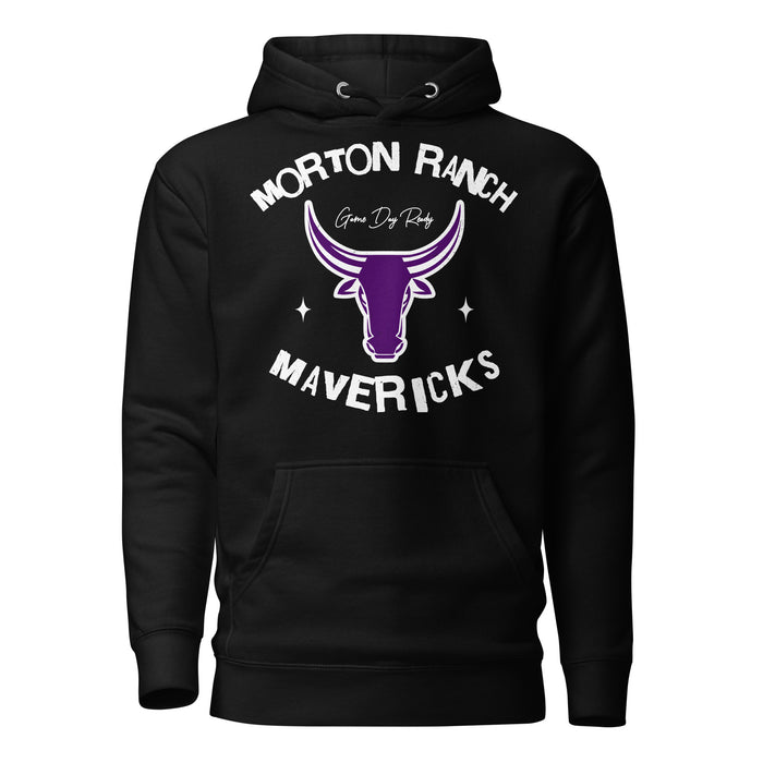 Morton Ranch High School Mavericks Premium Black Unisex Hoodie 228