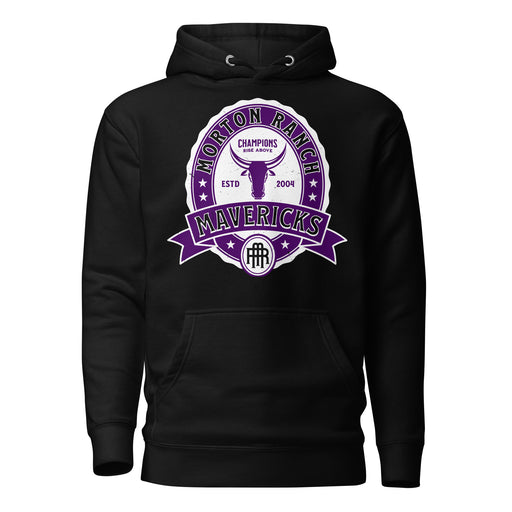 Morton Ranch High School Mavericks Premium Black Unisex Hoodie 212