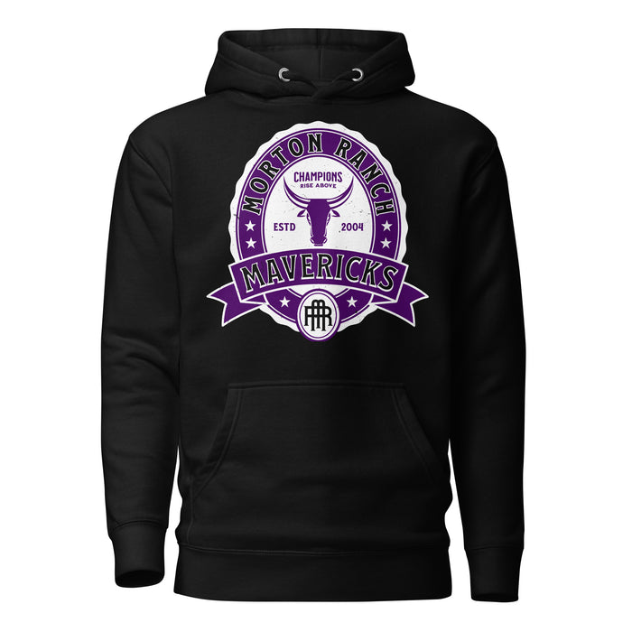 Morton Ranch High School Mavericks Premium Black Unisex Hoodie 212