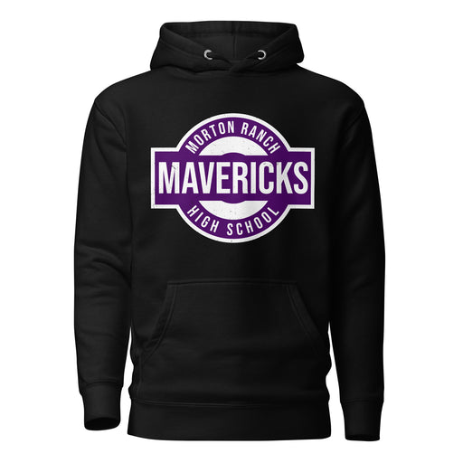 Morton Ranch High School Mavericks Premium Black Unisex Hoodie 011