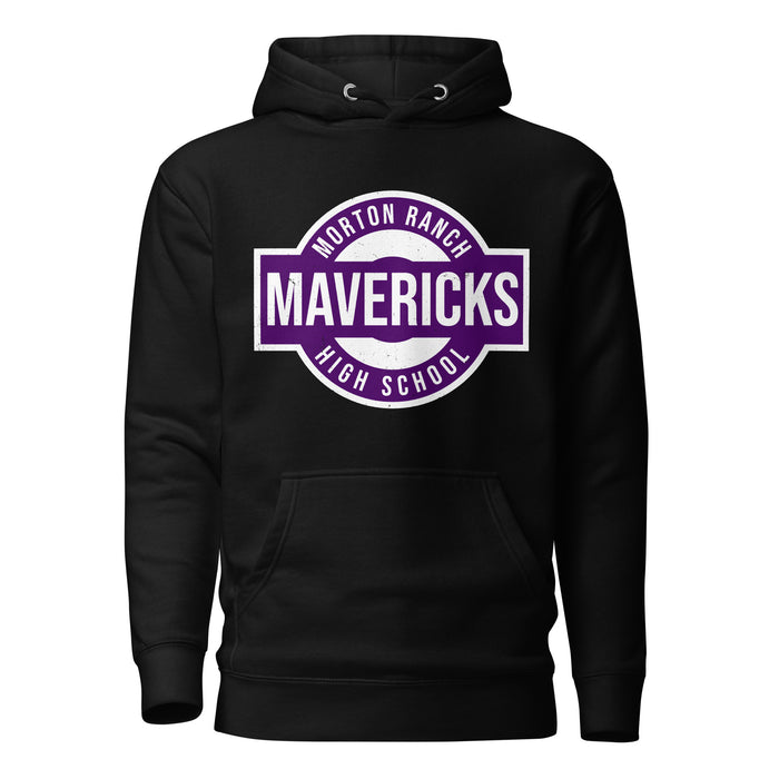 Morton Ranch High School Mavericks Premium Black Unisex Hoodie 011
