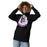 Woman wearing Morton Ranch High School Mavericks Premium Black Unisex Hoodie 219