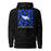 Close-up view of New Caney High School Eagles Black Premium Unisex Hoodie 236