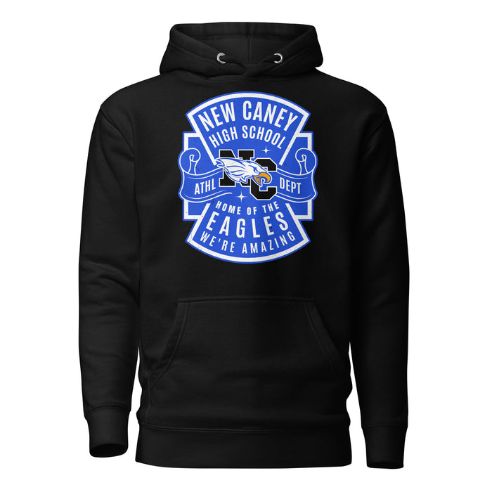 New Caney High School Eagles Black Premium Unisex Hoodie 207