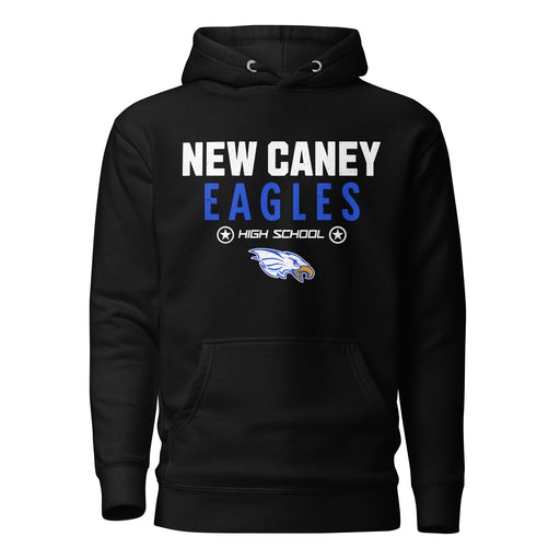 New Caney High School Eagles Black Premium Unisex Hoodie 003